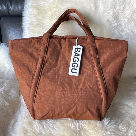 NWT Baggu Cloud Bag - Brown - Picture 3 of 7
